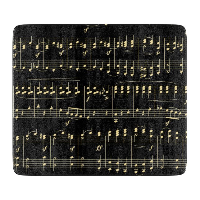 Guldmusik på svart (Framsidan)