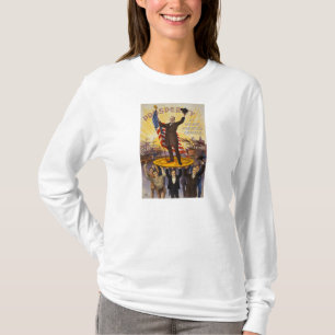 Guldmyntfot för William McKinley kampanjaffisch T-shirt