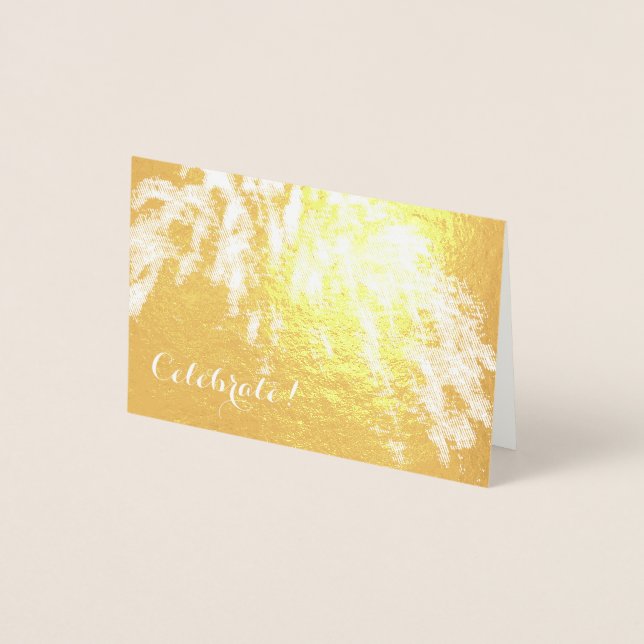 Guldoljekromatkort Mini Card Folierat Kort (Framsida)