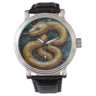 Guldorm blyglas armbandsur