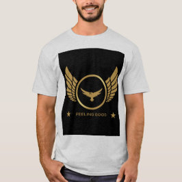 Guldörn med vingarnas Bild Känner sig bra Text Ask T Shirt