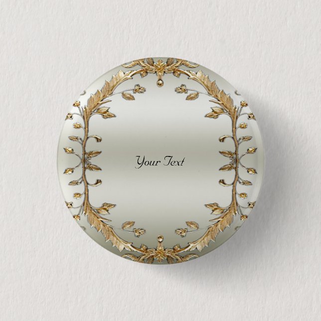 Guldornamenterad knapp (Framsida)