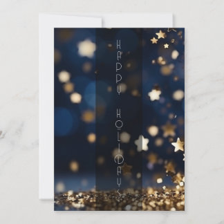 Guldpapper Glittrar God Jul Julkort