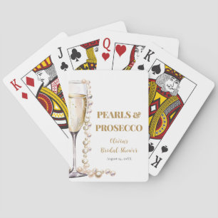 Guldpärlor och Prosecco Classic spelkort