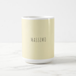 Guldpärlor personlig minimalistisk lägg till eget kaffemugg
