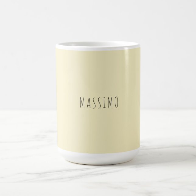Guldpärlor personlig minimalistisk lägg till eget  kaffemugg (Center)
