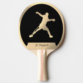 Guldpingisspelare Pingisracket