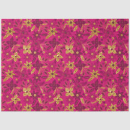Guldpink julstjärna blommor