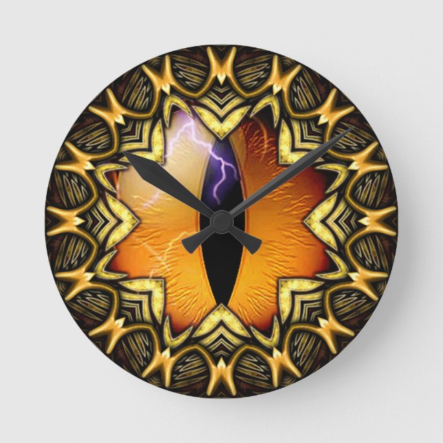 Guldråkets öga rund klocka (Framsida)