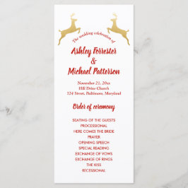 Guldren | Jul | Bröllopsprogram Program