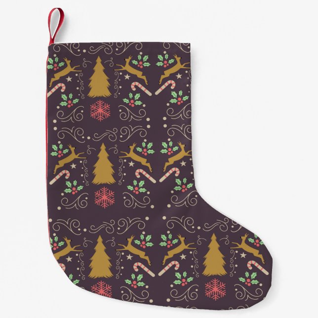 Guldren Jul Liten Julstrumpa (Framsidan)