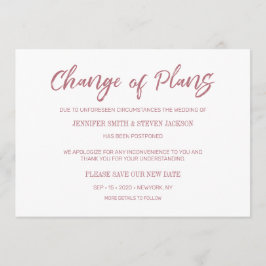 Guldros Handskriven Ändring av Planer Annonsering Inbjudningar