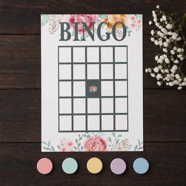Guldrosa Bebisdopp-Bingo Anteckningsblock (Skapare uppladdad)