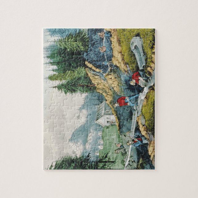 Guldrusch för ABH Kalifornien Pussel (Vertikal)