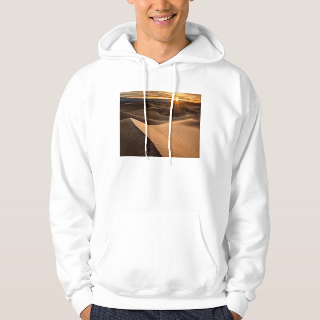 Guldsanddyner, Death Valley, CA Hoodie (Framsida)