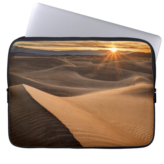 Guldsanddyner, Death Valley, CA Laptop Sleeve (Framsidan)