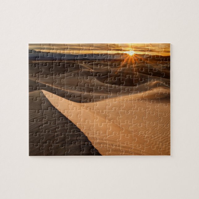 Guldsanddyner, Death Valley, CA Pussel (Horisontell)