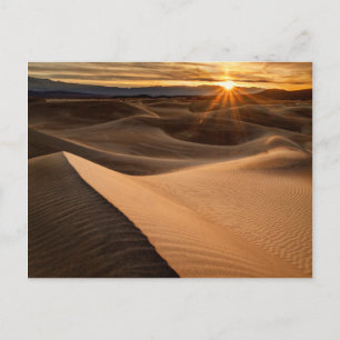 Guldsanddyner, Death Valley, CA Vykort