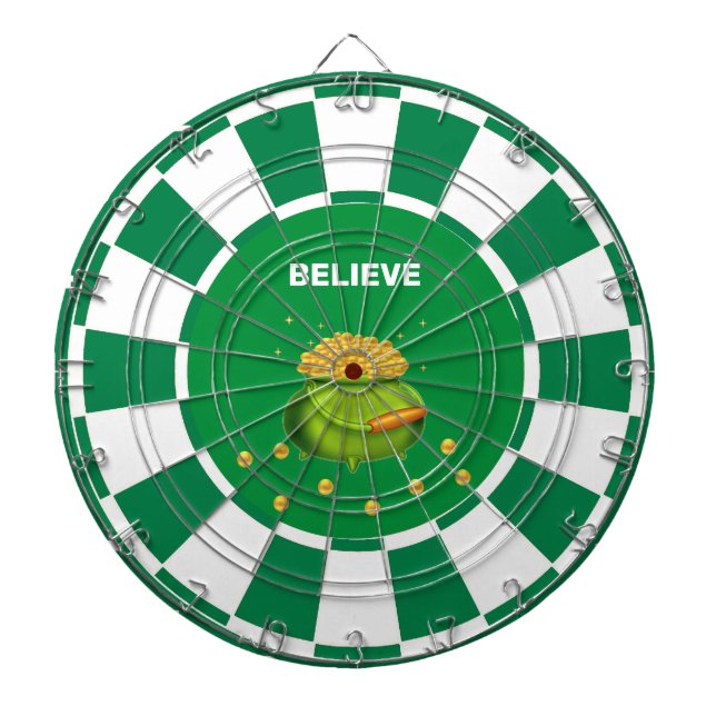 Guldskål och text darttavla (Framsidan)