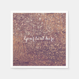 Guldskimrande glamour glitter födelsedagsfest pappersservett
