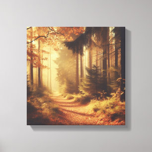 Guldskogsstig – Vintage Natur Canvas Art