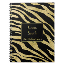 Guldskönhetssalong Journal Anteckningsbok