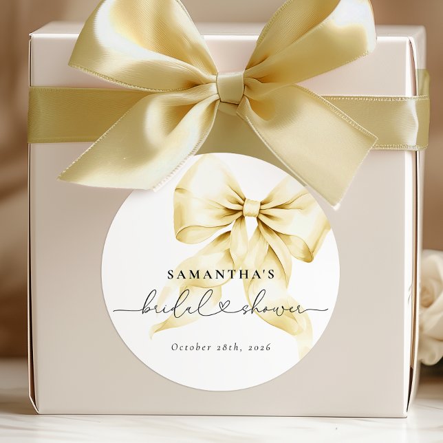 Guldslinga Bröllopsfest Rund Klistermärke (Skapare uppladdad)