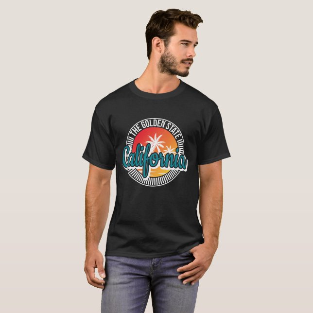 Guldstat california T-Shirt (Hel framsida)
