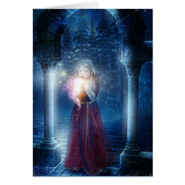 Guldstoft Hälsningskort (Framsidan)