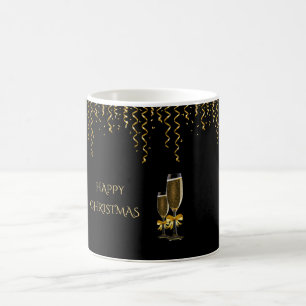 Guldströmmar och Champagnejul Kaffemugg