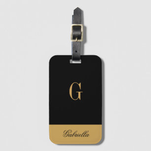 Guldsvart Bagagebricka