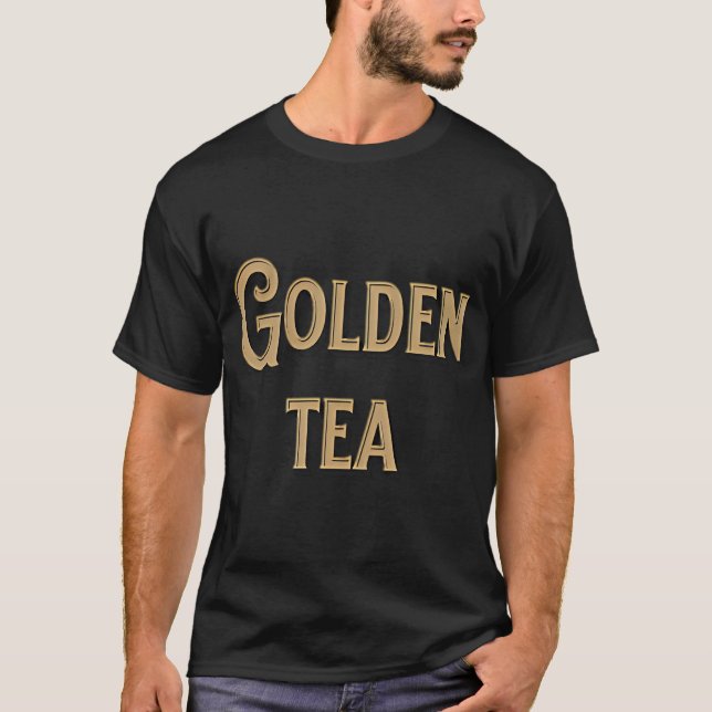 Guldté T Shirt (Framsida)