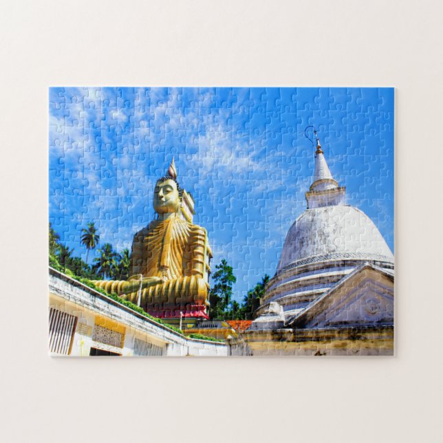Guldtemplet Sri Lanka. Pussel (Horisontell)