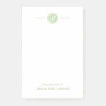 Guldtypografi Grön akvarellmonogramnamn