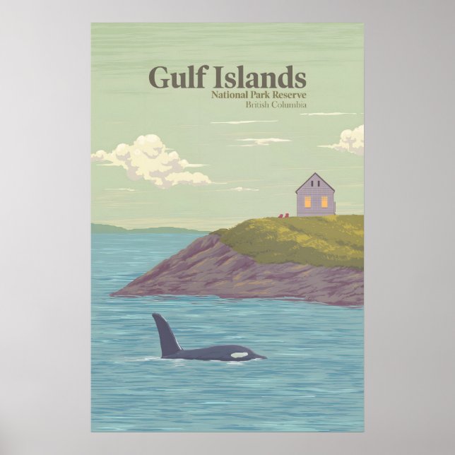 Gulf Islands National Park Reserve Kanada Resor Poster (Framsidan)