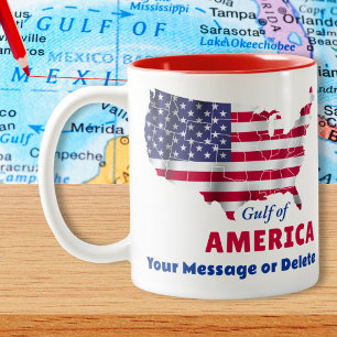 GULF OF AMERICA MUG, Välj stil, storlek, färg Två-Tonad Mugg