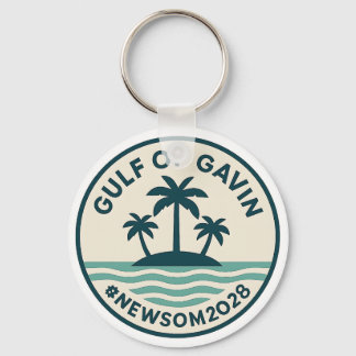 Gulf of Gavin 2028 Newsom Keychain Nyckelring
