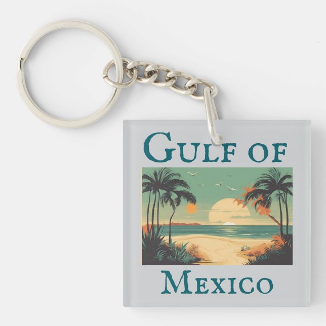Gulf Of Mexico Nyckelring (Framsidan)