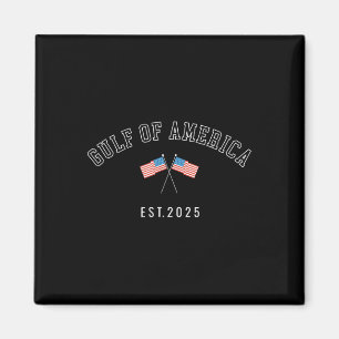 Gulf Retro Of America Est 2025 Usa Amerikansk Flag Magnet