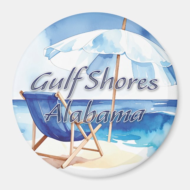 Gulf Shores, Alabama Magnet (Framsidan)