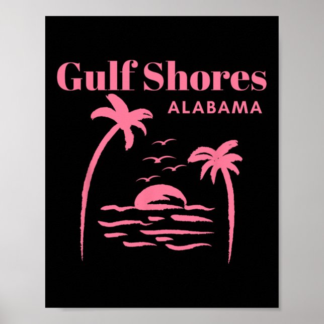 Gulf Shores Alama Semester Flickor  Poster (Framsidan)