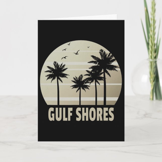 Gulf Shores Alama Semester Souvenir  Kort (Framsida)
