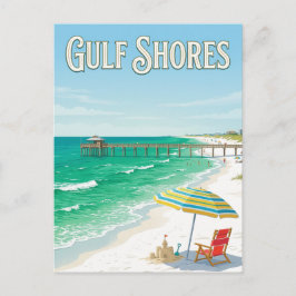 Gulf Shores Strand Vykort