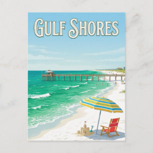 Gulf Shores Strand Vykort