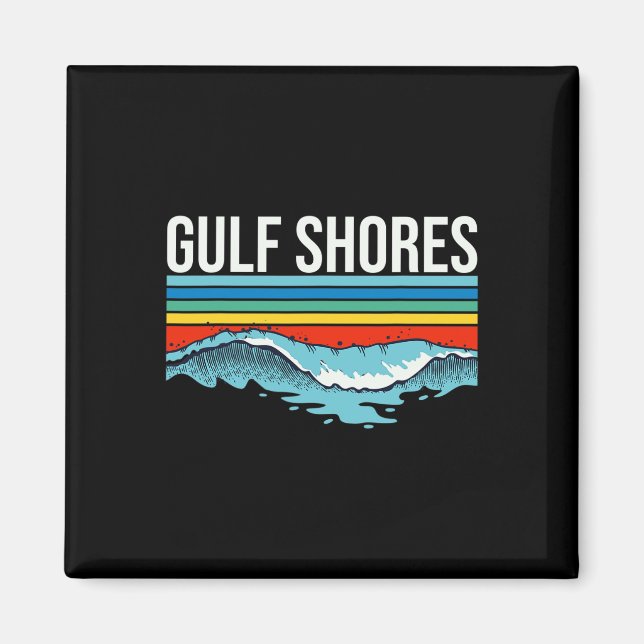 Gulf Shores svar på alla livets problem semester Magnet (Framsidan)