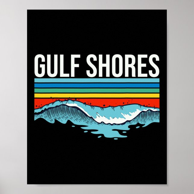 Gulf Shores svar på alla livets problem semester Poster (Framsidan)