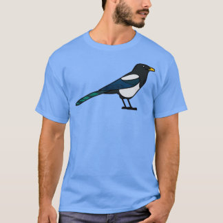 GulFakturerad magpie T Shirt