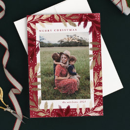 Gulfenad olja Grenar 3 Photo jul Julkort