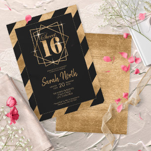 Gulfenad olja Rand Ram Sweet 16 Black ID758 Inbjudningar