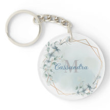 Gulfenad Ram med eukalyptus - monogrammad